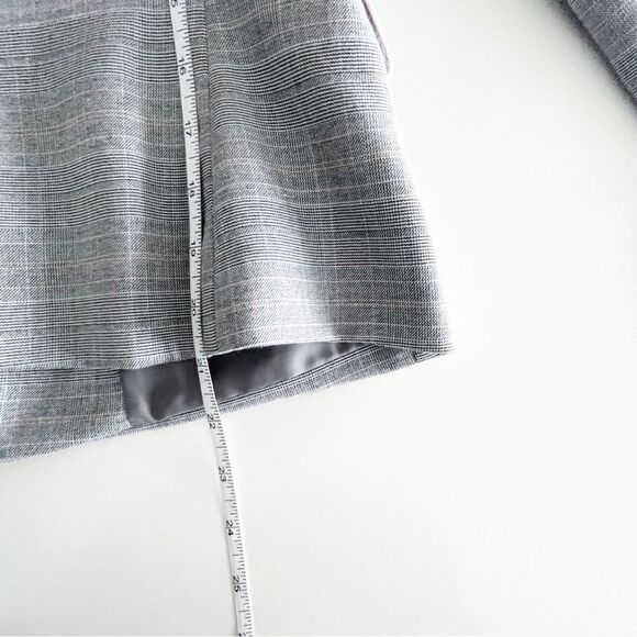 Tahari Arthur Levine Plaid Blazer Jacket Black Pink Bows Women's 2P Rose Buttons - Picture 8 of 9